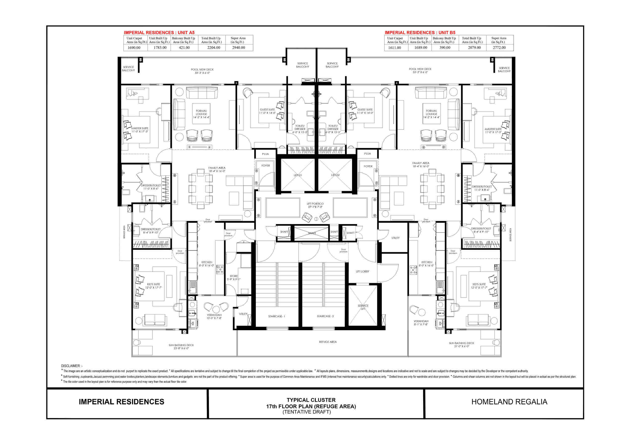 Homeland Regalia Mohali | 3/4/5 BHK Flats | Call 8620086200